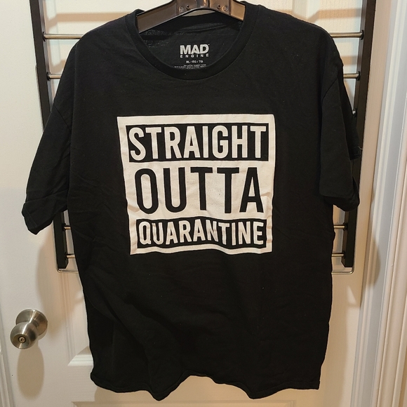 Men straight outta quarantine tshirt - Picture 1 of 1